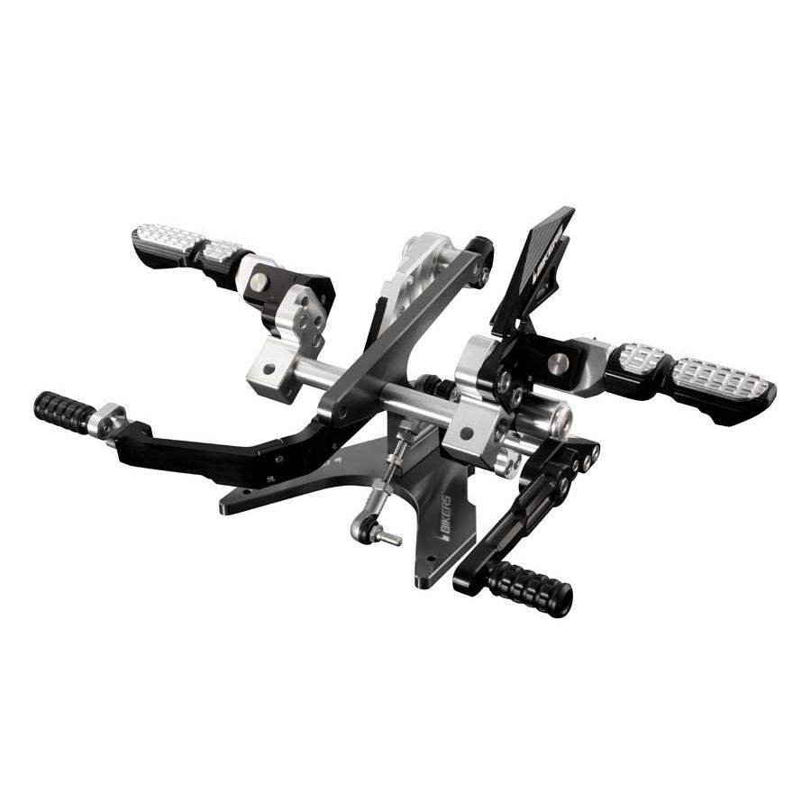 BIKERS (バイカーズ) バックステップ ブラック KSR PRO K0147-BLK