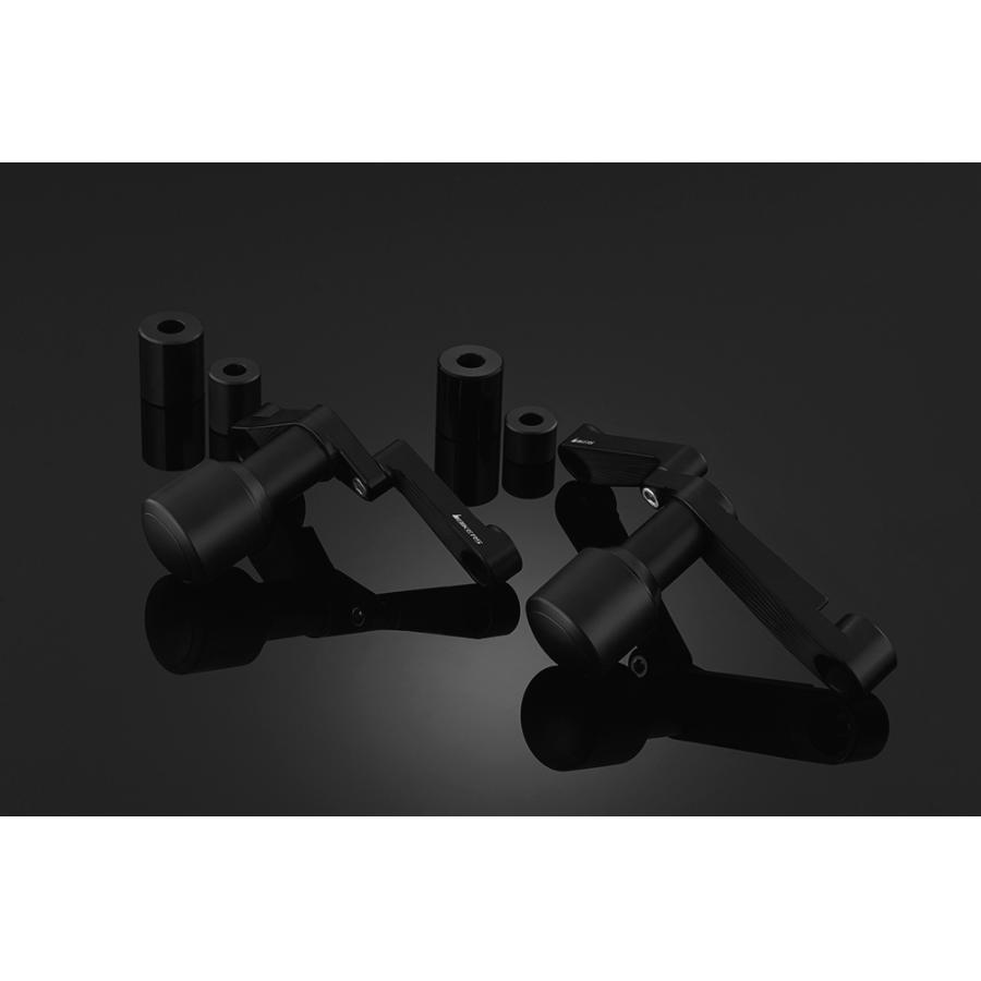 BIKERS (バイカーズ) フレームガード 左右 ブラック MT-07 Y0276-BLK