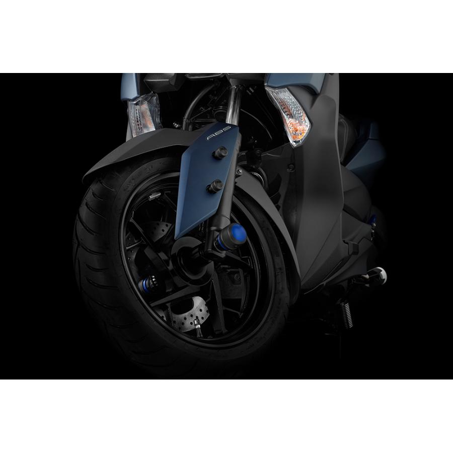 BIKERS (バイカーズ) フロントアクスルスライダー ブルー XMAX Y0311-BLU