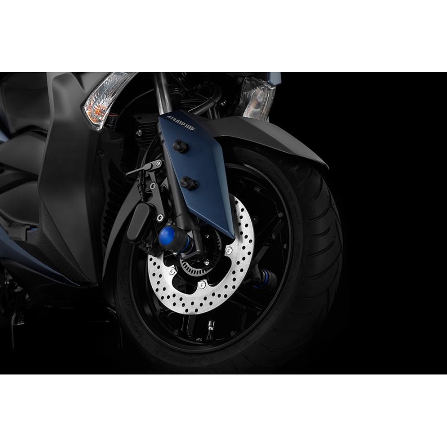 BIKERS (バイカーズ) フロントアクスルスライダー ブルー XMAX Y0311-BLU