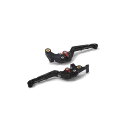 BIKERS (バイカーズ) 可倒式 アジャスタブル レバーセット ブラック MT-07 Y0545-BLK