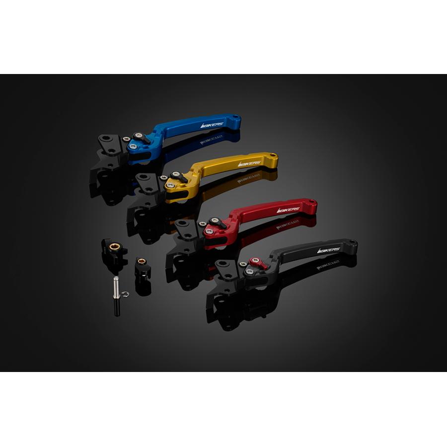 BIKERS (バイカーズ) 可倒式 アジャスタブル ブレーキレバー 左 シルバー トリシティ TRICITY125 TRICI..