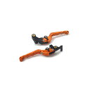 BIKERS (バイカーズ) レバーセット 可倒式 カーブタイプ オレンジゴールド MT-07 XSR700 Y0545-OGD
