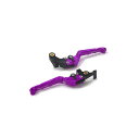 BIKERS (バイカーズ) レバーセット 可倒式 カーブタイプ パープル MT-07 XSR700 Y0545-PUR