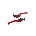 BIKERS (バイカーズ) レバーセット 可倒式 カーブタイプ レッド MT-07 XSR700 Y0545-RED