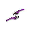 BIKERS (バイカーズ) レバーセット 可倒式 カーブタイプ パープル XMAX Y0561-PUR