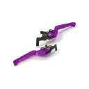 BIKERS (バイカーズ) レバーセット 可倒式 カーブタイプ パープル PCX PCX160 ADV160 H1012-PUR