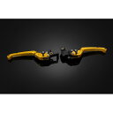 BIKERS (バイカーズ) レバーセット 可倒式 フラットタイプ ライトゴールド YZF-R15/R125 Y0390-LGD