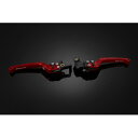 BIKERS (バイカーズ) レバーセット 可倒式 フラットタイプ レッド YZF-R15/R125 Y0390-RED