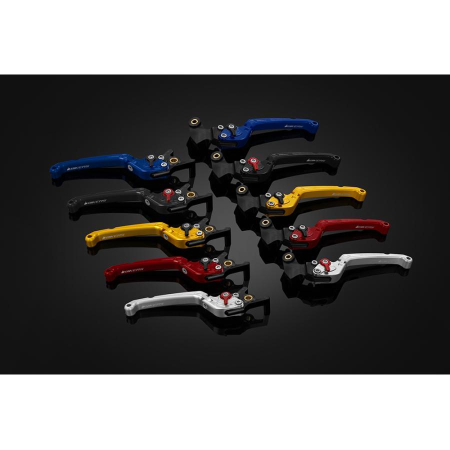 BIKERS (バイカーズ) レバーセット 可倒式 フラットタイプ シルバー YZF-R15/R125 Y0390-SLV 3