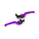BIKERS (バイカーズ) レバーセット 可倒式 フラットタイプ パープル CBR650R/CB650R H1033-PUR