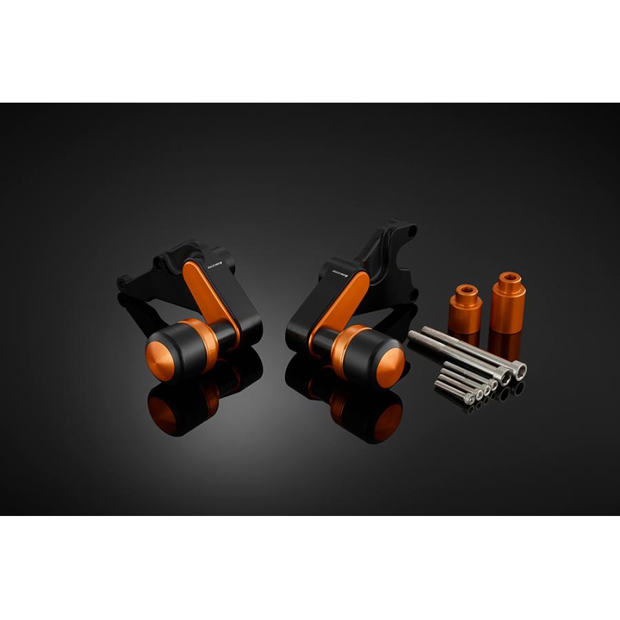 BIKERS (バイカーズ) フレームガード 左右 オレンジゴールド CBR650R CB650R H0568-OGD