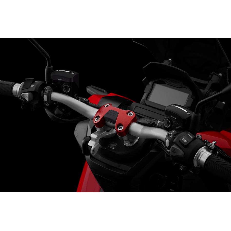 BIKERS (バイカーズ) ハンドルバークランプ28.6mm レッド ADV150 H0714-RED