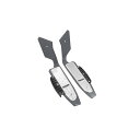 BIKERS (バイカーズ) フロアパネル フロアボード グレー/シルバー ADV150 H0718-GRY-SLV
