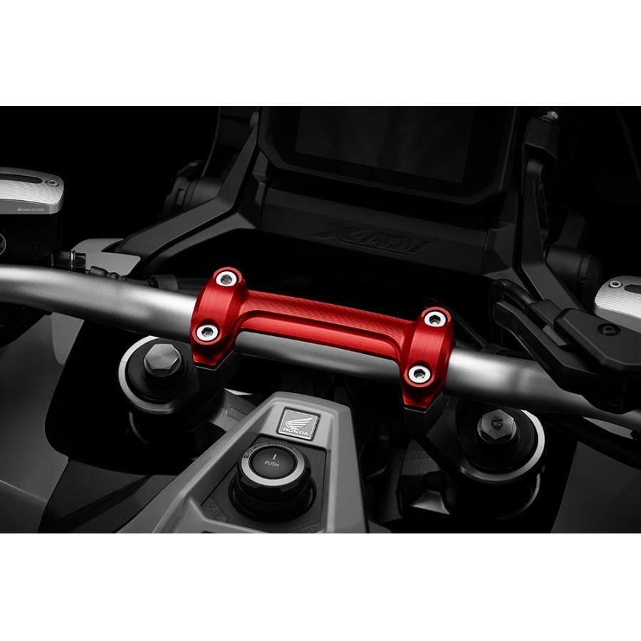BIKERS (バイカーズ) ハンドルバークランプ レッド X-ADV H0921-RED