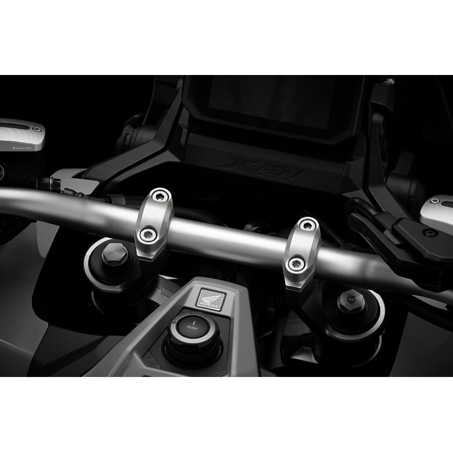 BIKERS (バイカーズ) ハンドルバークランプ 2個 シルバー X-ADV H0922-SLV