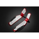 BIKERS (バイカーズ) フットプレート レッド/シルバー X-ADV H0927-RED-SLV