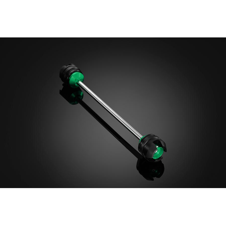 BIKERS (バイカーズ) リアアクスルスライダー グリーン グロム GROM H0231-GRN