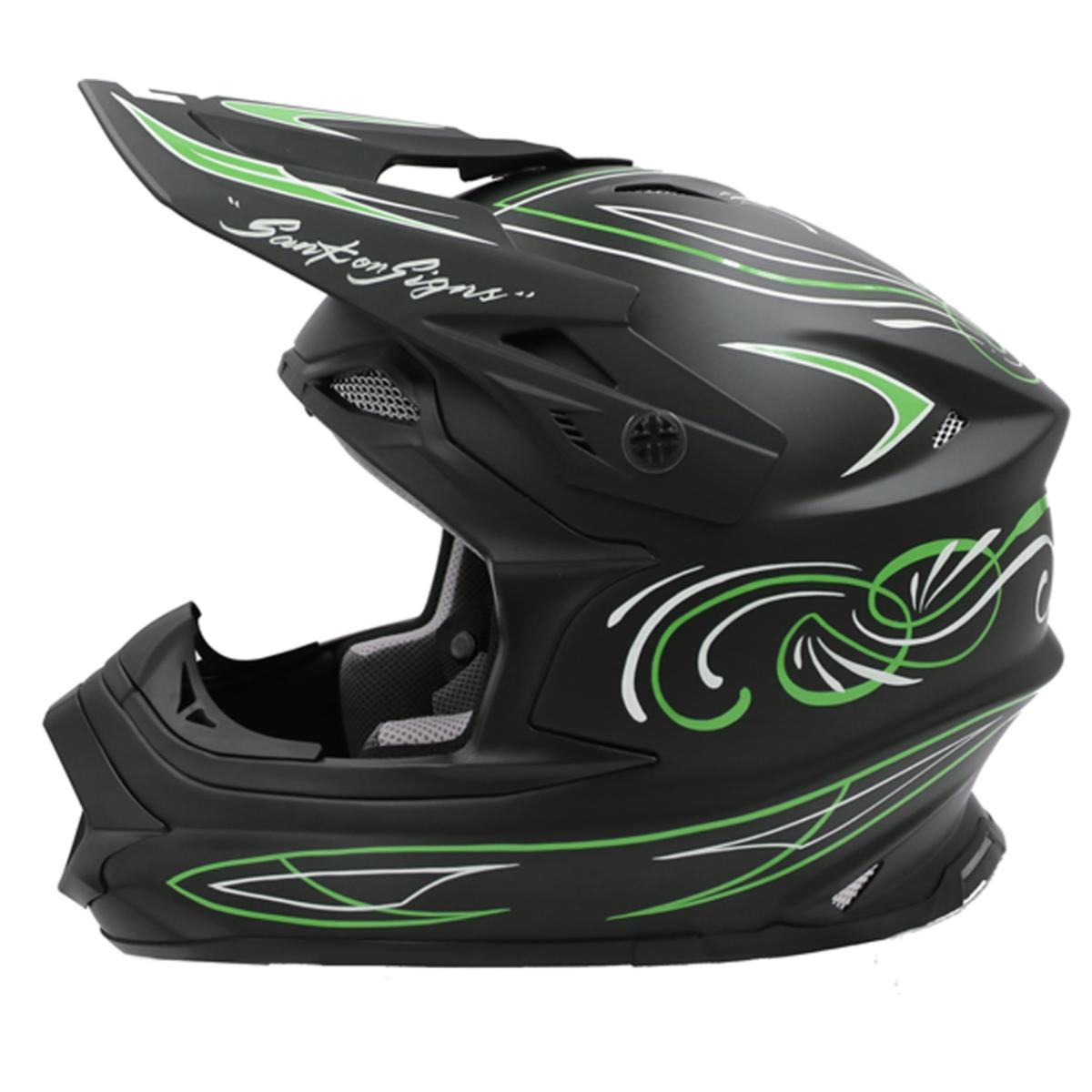 ZEALOT (ジーロット) マッドジャンパー2 SOLID マットブラック Pinstripe Curly グリーン/ホワイト #S ..