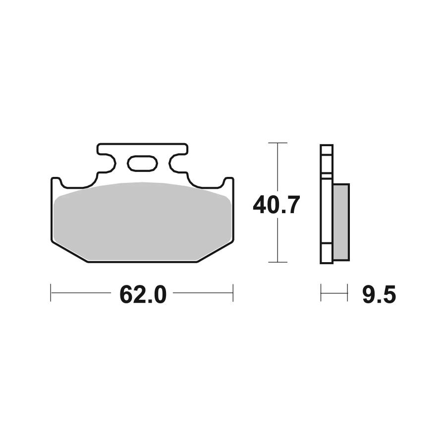 brembo (ブレンボ) セリエオロ セリエオロ ブレーキパッド TT (SERIEORO) 07SU18TT
