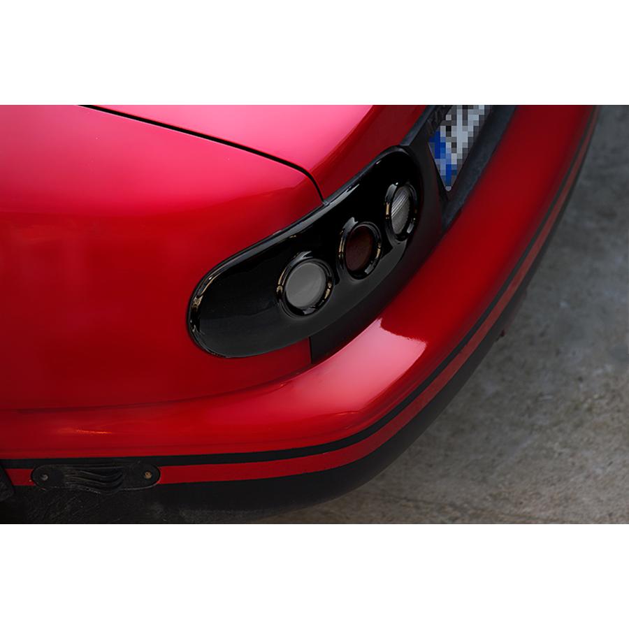 ジャスパフォーマンス テールライトカバー グロスブラック NA6C/NA8C 1950