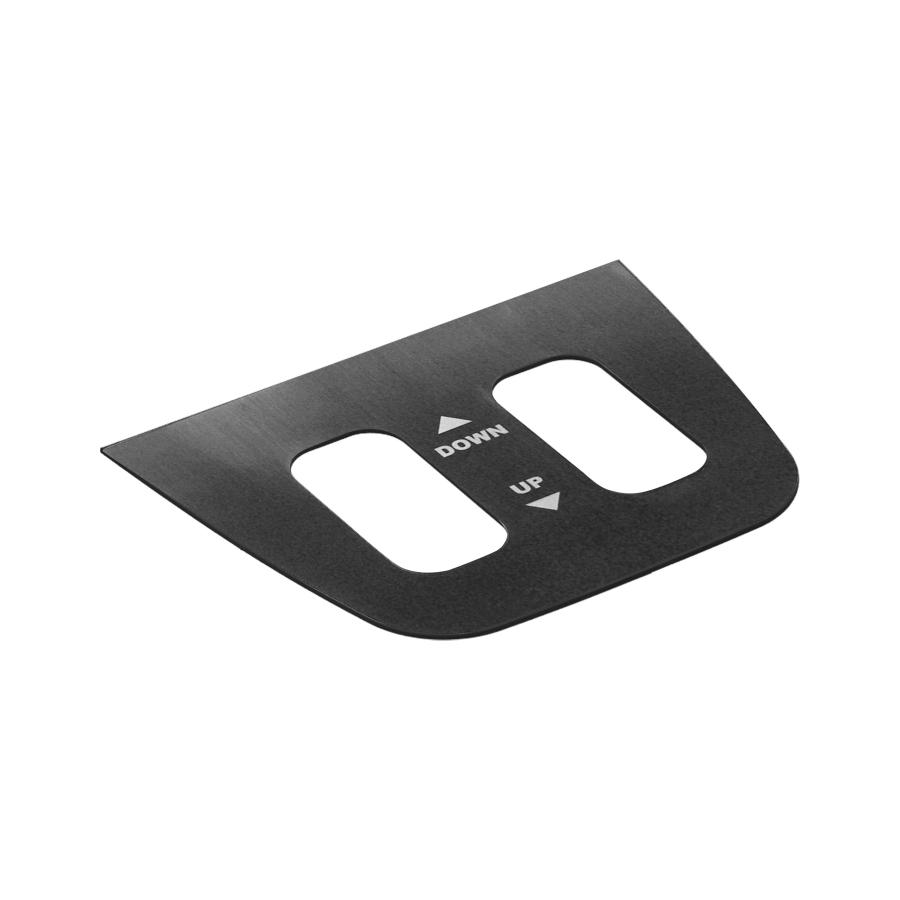 ジャスパフォーマンス パワーウインドウスイッチカバー ブラックステンレスヘアライン NA6C/NA8C 2149