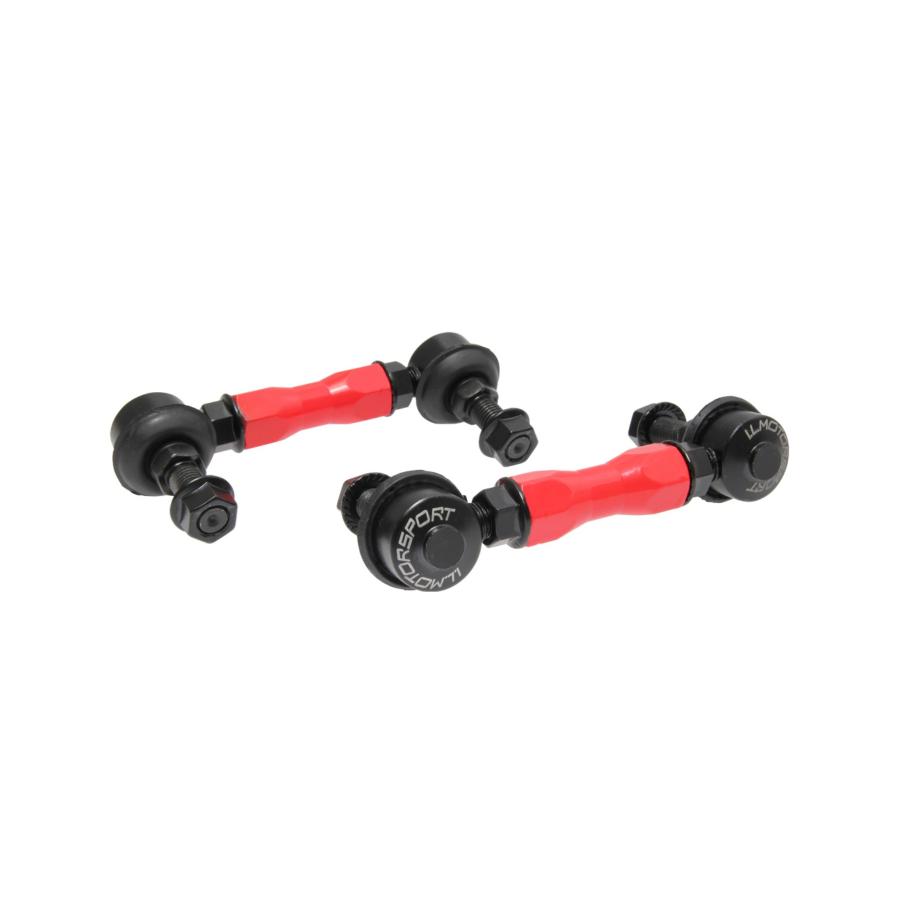 ILモータースポーツ (アイエルモータースポーツ) スタビライザーリンク 全長調整式 左右セット レッド ND5RC/NDERC/ND5RE/NDERE ND0-0985