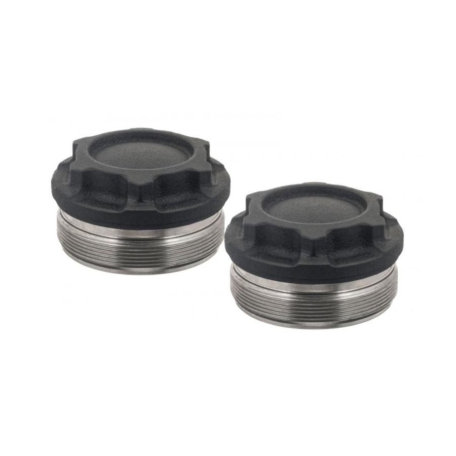 Motone(モートーン) フロントフォークキャップ CAPOS チタン ブラック ボンネビル Bobber Speedmaster MMU576