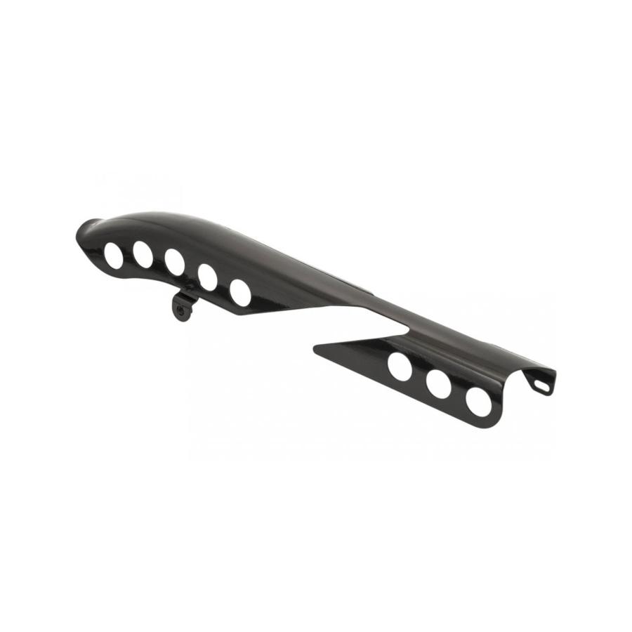 Motone(モートーン) チェーンガード CUTLASS グロスブラック ボンネビル Bobber Speedmaster MTE206