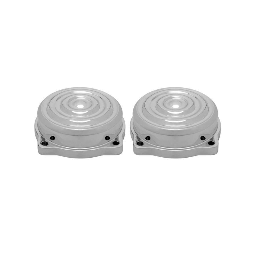 モートーン キャブトップカバー FI車用 波状 ポリッシュ 空冷 T100 Scrambler Thruxton 2XMTE064EFI