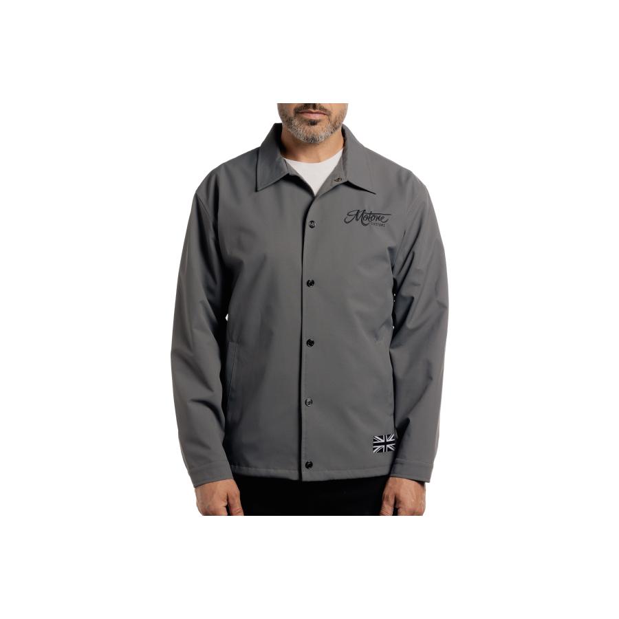 モートーン コーチジャケット グレー S DPG004-S