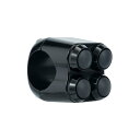 モートーン プッシュスイッチ 4ボタン ブラック 22mmハンドル用 MME011