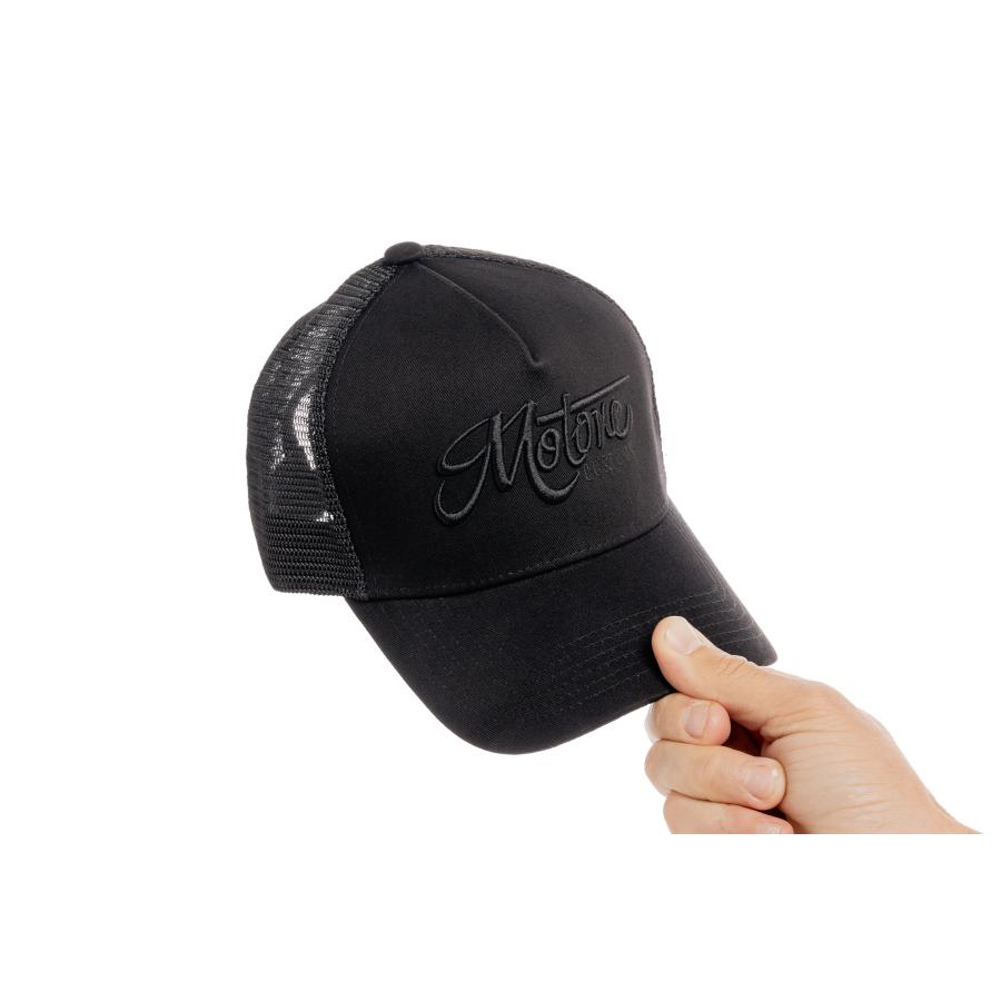 モートーン キャップ STEALTH ブラック/ブラック SMK001-R