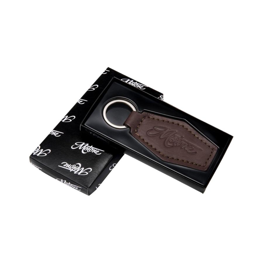 Motone(モートーン) レザーキーホルダー ブラウン KEYFOB1