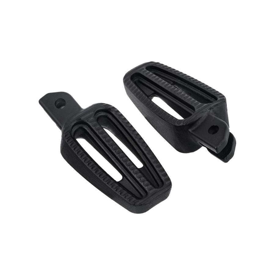 Motone(モートーン) フットレスト フロント用 ステンレス ブラック T100/T120 SpeedTwin900 スクランブラー Scrambler900 MMU501