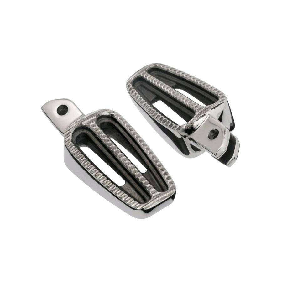 Motone(モートーン) フットレスト フロント用 ステンレス ポリッシュ T100/T120 SpeedTwin900 スクランブラー Scrambler900 MMU523