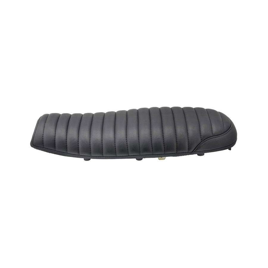 Motone(モートーン) シート スキニー KRAIT リブ ブラック 空冷 T100 スクランブラー Scrambler スラクストン Thruxton MSM015