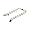 Motone(モートーン) スラッシュカットマフラー BEDLAM ブラッシュ ボンネビル Bobber Speedmaster MTE180(2)