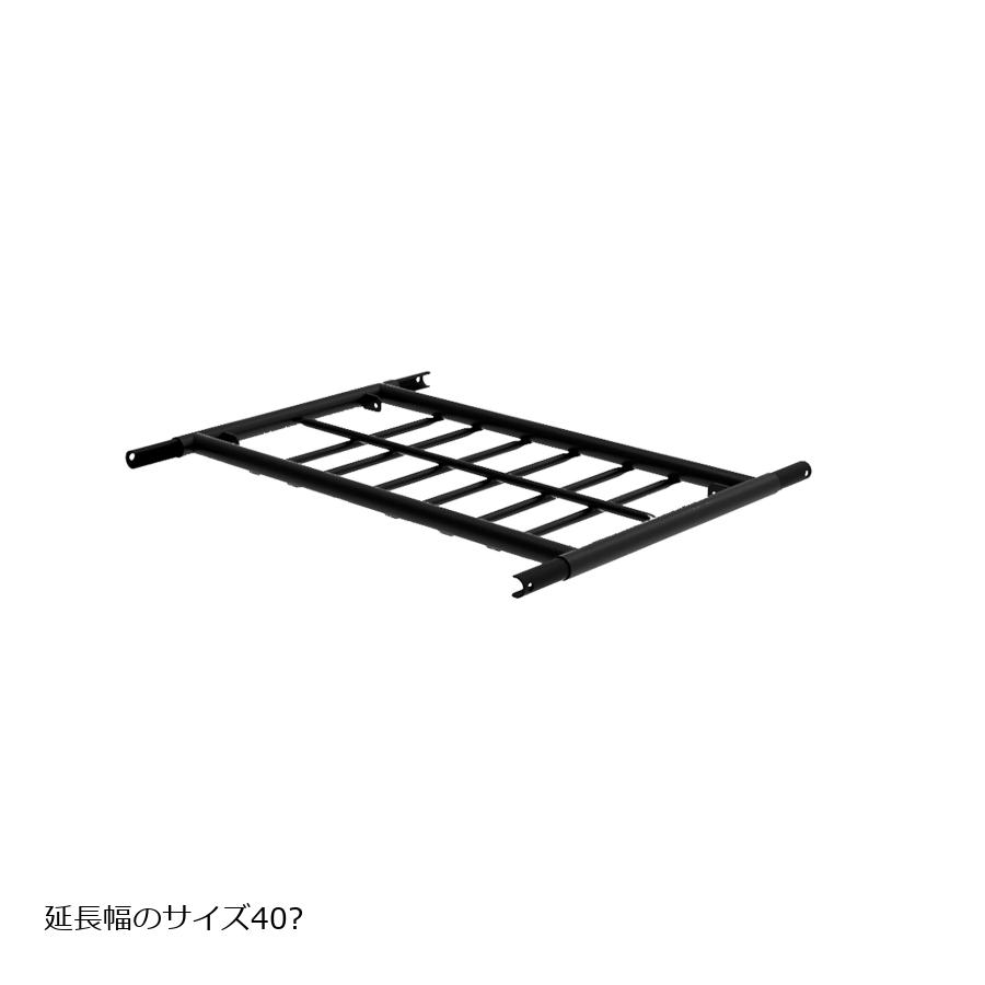 スリーディーユーエース マルチパーパス カー ルーフバスケット エクステンション Mサイズ ブラック 61..