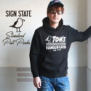 SIGN STATE トムズ バーガー スウェットパーカー サインステート メンズ アメカジ