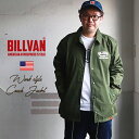 BILLVAN WORKS ビルバン TCウェザークロス アメリカンワーク コーチジャケット アメカジ ワークス アウトドア 1