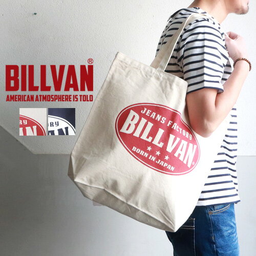 BILLVAN ナチュラル キャンバス BILLVAN JEANS FACTORY トートバッグ