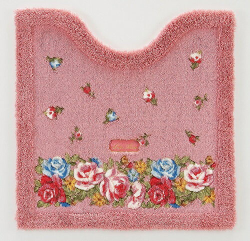 ローズ柄が鮮やかなトイレマットです。 敷くだけで華やかな空間になるから不思議☆ サイズ・65×65cm 生産地：日本 素材・アクリル100％ 【機能】抗菌、防臭、吸水ローズ柄が鮮やかなトイレマットです。 敷くだけで華やかな空間になるから不思議☆ サイズ・65×65cm 生産地：日本 素材・アクリル100％ 【機能】抗菌、防臭、吸水