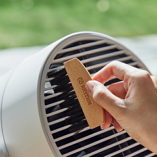 こそうじブラシ 木製ブラシ 扇風機用ブラシ ファン製品用ブラシ グリル隙間用ブラシ RHYTHM リズム 公..