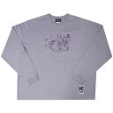 ムーミン雑貨 長袖Tシャツ ビッグサイズ リトルミイ 姉妹 スモーキーパープル ビッグロングスリーブTシャツ【メール便利用商品です】
