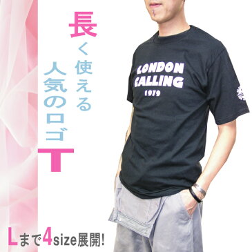tシャツ 半袖 Calling レディース メンズ トップス カットソー スウェット ロゴ Uネック S M L 黒 ブラック【送料無料】