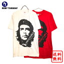 チェ・ゲバラ CHE GUEVARA チェゲバラ tシャツ メンズ レディース VIVA CUBA 半袖 ホワイト レッド 赤 白 ロックtシャツ ロゴt 