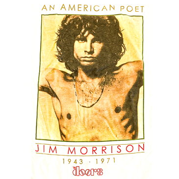 ザ・ドアーズ THE DOORS 正規品 ドアーズ tシャツ ホワイト 白 ロックtシャツ オフィシャル メンズ レディース 【追跡可能メール便】【送料無料】【ネコポス】【ジムモリソン】【ヤングライオン】