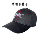 トゥーパック 2PAC 正規品 キャップ 2パック ツーパック クロス ブラック 黒 CAP 帽子 ベースボールキャップ スナップバック フットバイザー ロゴ刺繍 バンドキャップ オフィシャル サイズ調整可 メンズ レディース