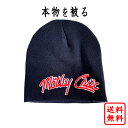 モトリー・クルー MOTLEY CRUE MotleyCrue モトリークルー 正規品 ニット帽 キャップ ブラック 黒 ビーニー 帽子 CAP バンドキャップ オフィシャル メンズ レディース シングル